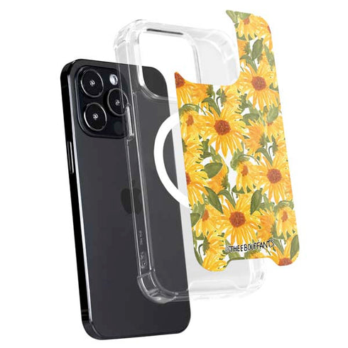 Bouffants and Broken Hearts Sunflowers iPhone 16 Pro Max MagSafe Case