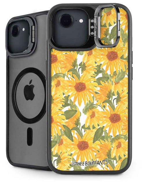 Bouffants and Broken Hearts Sunflowers iPhone 16e Kickstand Case