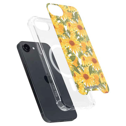 Bouffants and Broken Hearts Sunflowers iPhone 16e MagSafe Case