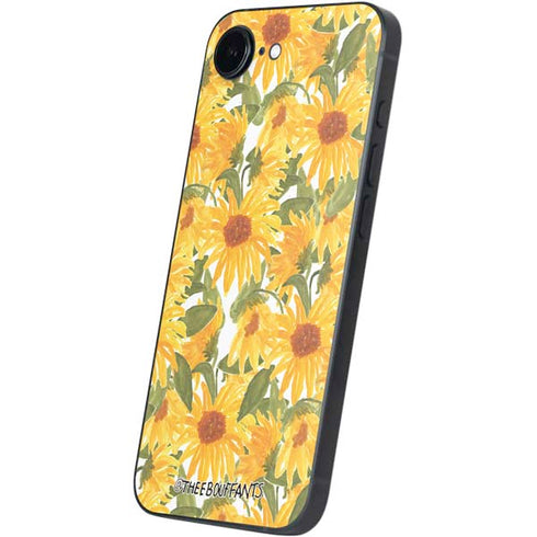 Bouffants and Broken Hearts Sunflowers iPhone 16e Skin
