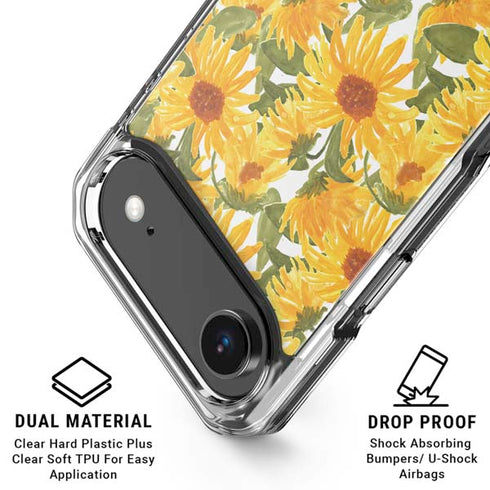Bouffants and Broken Hearts Sunflowers iPhone 17 Air Clear Case