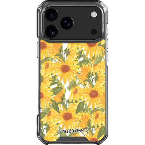 Bouffants and Broken Hearts Sunflowers iPhone 17 Pro Max Clear Case