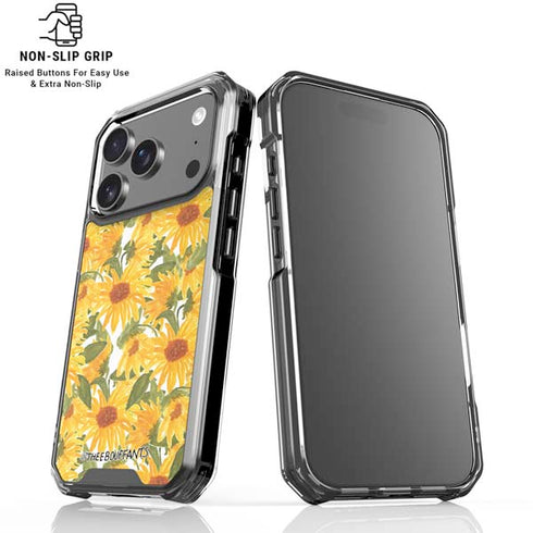 Bouffants and Broken Hearts Sunflowers iPhone 18 Pro Clear Case