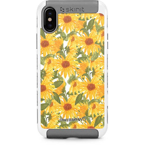 Bouffants and Broken Hearts Sunflowers iPhone Cases