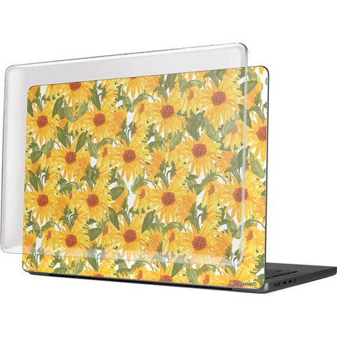 Bouffants and Broken Hearts Sunflowers MacBook Pro 14in (2021-24) Case plus Skin