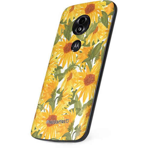Bouffants and Broken Hearts Sunflowers Moto E5 Play Skin