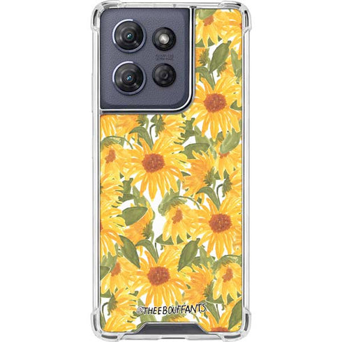 Bouffants and Broken Hearts Sunflowers Moto G Stylus 5G (2025) Clear Case