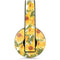 Bouffants and Broken Hearts Sunflowers PlayStation 4 Gold Wireless Headset Skin