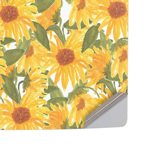 Bouffants and Broken Hearts Sunflowers PS5 Pro Disk Console Skin
