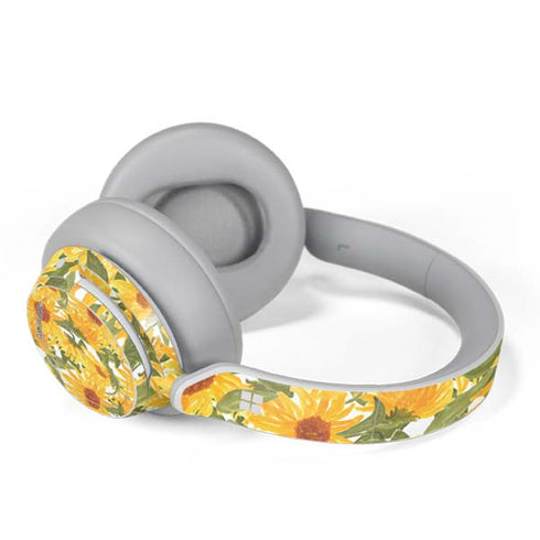 Bouffants and Broken Hearts Sunflowers Surface Headphones Skin