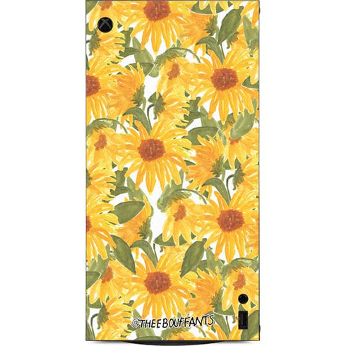 Bouffants and Broken Hearts Sunflowers XBox Series X Digital Edition Console Skin