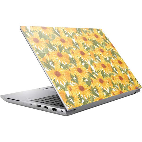 Bouffants and Broken Hearts Sunflowers HP ZBook Fury 16 G10 Skin