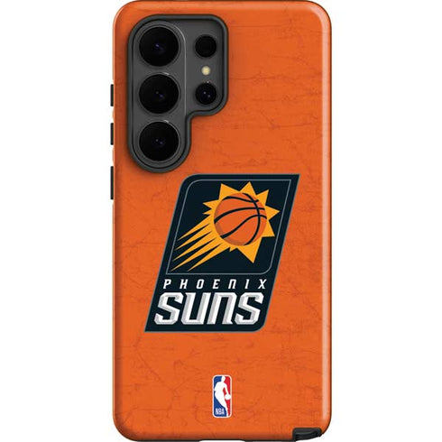 NBA Phoenix Suns Distressed Galaxy S26 Ultra Impact Case