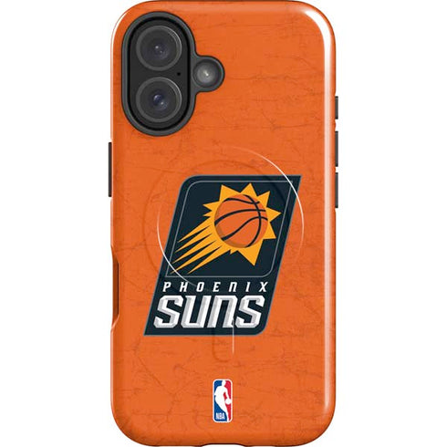 NBA Phoenix Suns Distressed iPhone 16 Plus Magsafe Impact Case