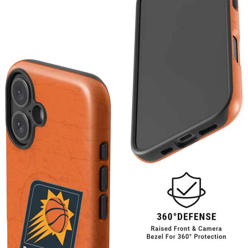 NBA Phoenix Suns Distressed iPhone 16 Plus Magsafe Impact Case