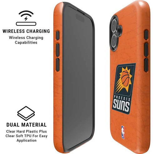 NBA Phoenix Suns Distressed iPhone 16 Plus Magsafe Impact Case