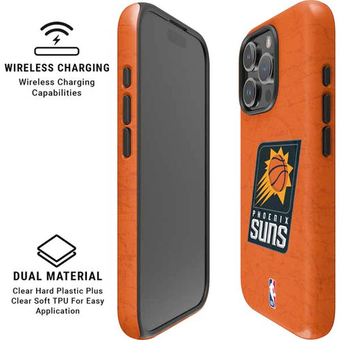 NBA Phoenix Suns Distressed iPhone 16 Pro Max Magsafe Impact Case