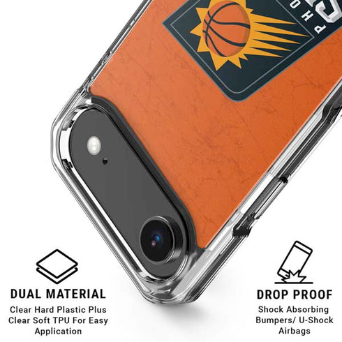 NBA Phoenix Suns Distressed iPhone 17 Air Clear Case