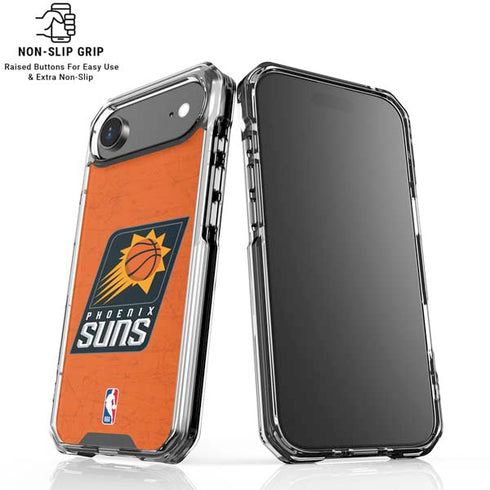 NBA Phoenix Suns Distressed iPhone 17 Air Clear Case