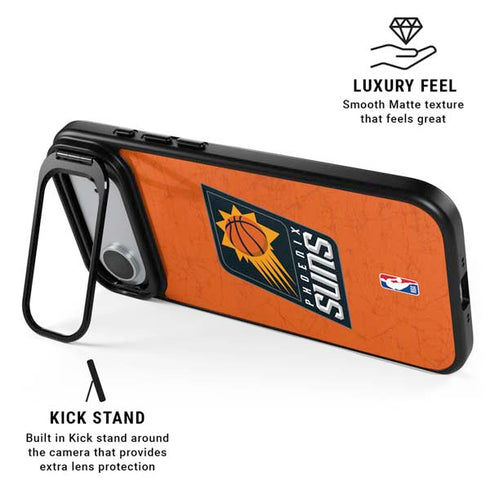 NBA Phoenix Suns Distressed iPhone 17 Air Kickstand Case