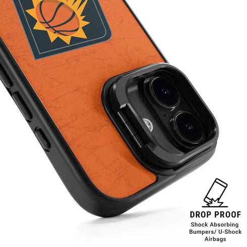 NBA Phoenix Suns Distressed iPhone 17 Kickstand Case