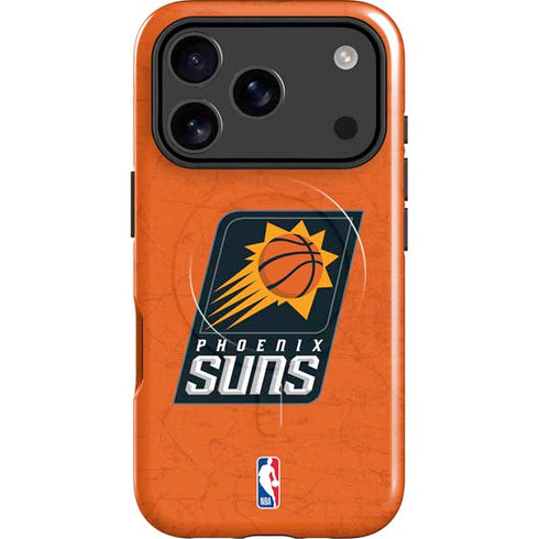 NBA Phoenix Suns Distressed iPhone 17 Pro Magsafe Impact Case