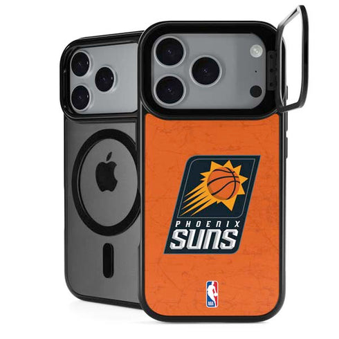 NBA Phoenix Suns Distressed iPhone 17 Pro Max Kickstand Case
