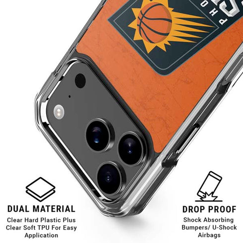 NBA Phoenix Suns Distressed iPhone 17 Pro Max MagSafe Case