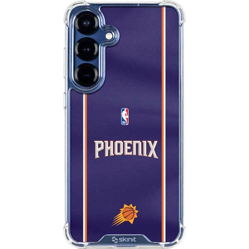 NBA Phoenix Suns Jersey Galaxy S25 FE Clear Case