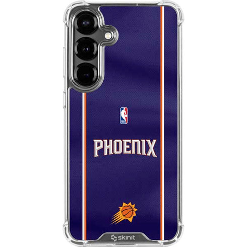 NBA Phoenix Suns Jersey Galaxy S26 Clear Case