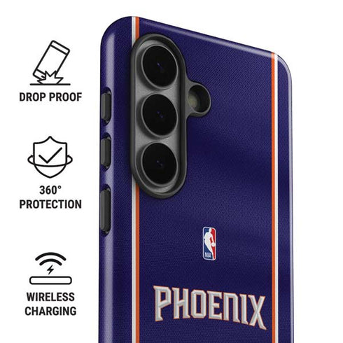 NBA Phoenix Suns Jersey Galaxy S26 Plus Impact Case