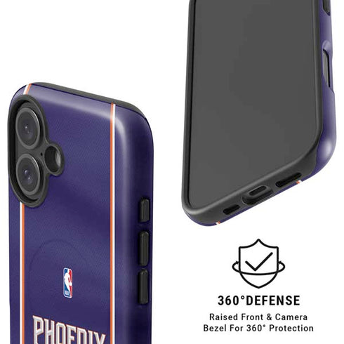 NBA Phoenix Suns Jersey iPhone 16 Magsafe Impact Case