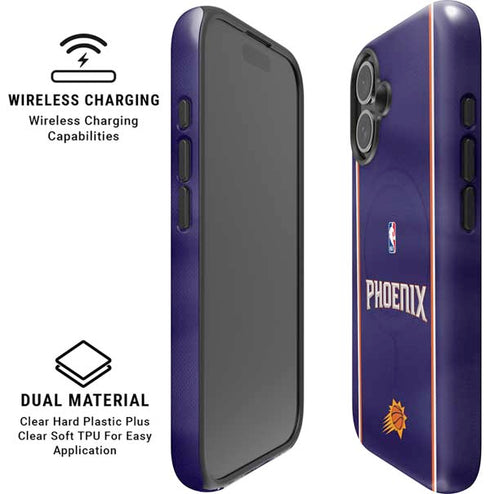 NBA Phoenix Suns Jersey iPhone 16 Magsafe Impact Case