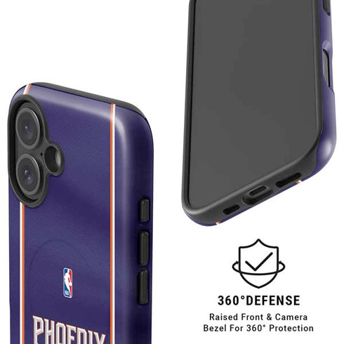 NBA Phoenix Suns Jersey iPhone 16 Plus Magsafe Impact Case