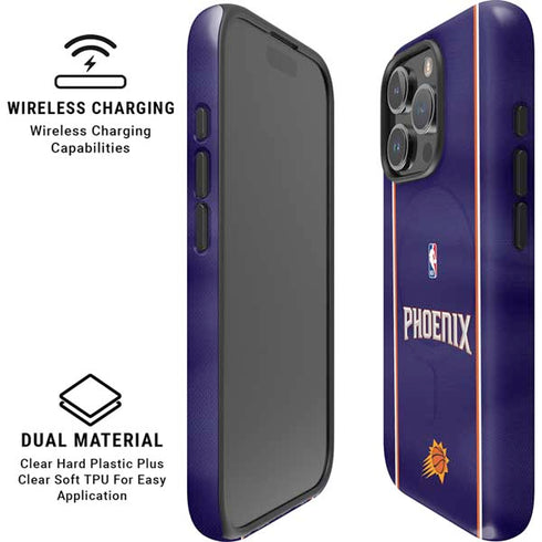 NBA Phoenix Suns Jersey iPhone 16 Pro Max Magsafe Impact Case