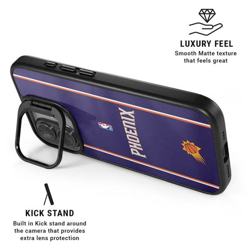 NBA Phoenix Suns Jersey iPhone 17 Kickstand Case