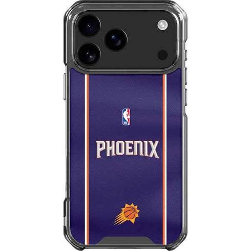 NBA Phoenix Suns Jersey iPhone 17 Pro Max Clear Case