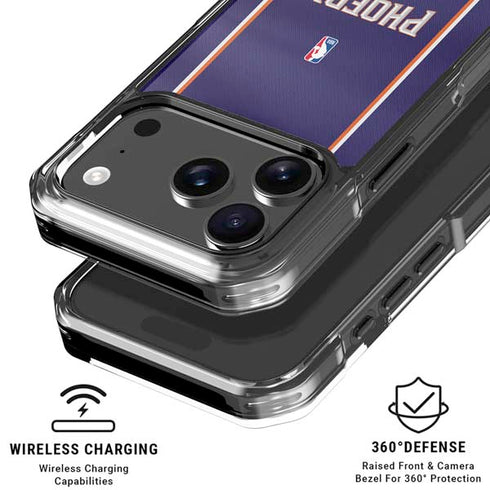 NBA Phoenix Suns Jersey iPhone 17 Pro Max Clear Case