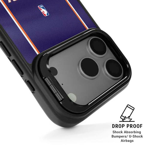 NBA Phoenix Suns Jersey iPhone 17 Pro Max Kickstand Case