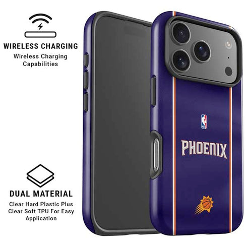 NBA Phoenix Suns Jersey iPhone 17 Pro Max Magsafe Impact Case