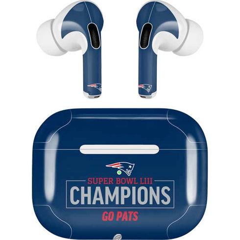 NFL Super Bowl LIII Champions Go Pats AirPods Skins
