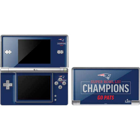 NFL Super Bowl LIII Champions Go Pats Nintendo Skins