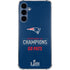NFL Super Bowl LIII Champions Go Pats Galaxy A35 5G Clear Case