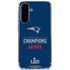 NFL Super Bowl LIII Champions Go Pats Galaxy A36 5G Clear Case