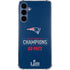 NFL Super Bowl LIII Champions Go Pats Galaxy A55 5G Clear Case
