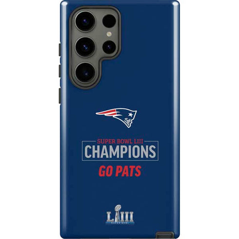 NFL Super Bowl LIII Champions Go Pats Galaxy S23 Ultra Pro Case