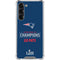 NFL Super Bowl LIII Champions Go Pats Galaxy S24 FE Clear Case