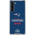 NFL Super Bowl LIII Champions Go Pats Galaxy S24 FE Clear Case