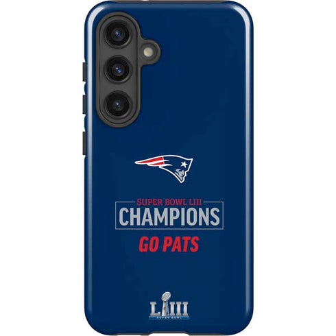 NFL Super Bowl LIII Champions Go Pats Galaxy S25 Impact Case
