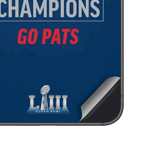 NFL Super Bowl LIII Champions Go Pats Galaxy S24 Skin
